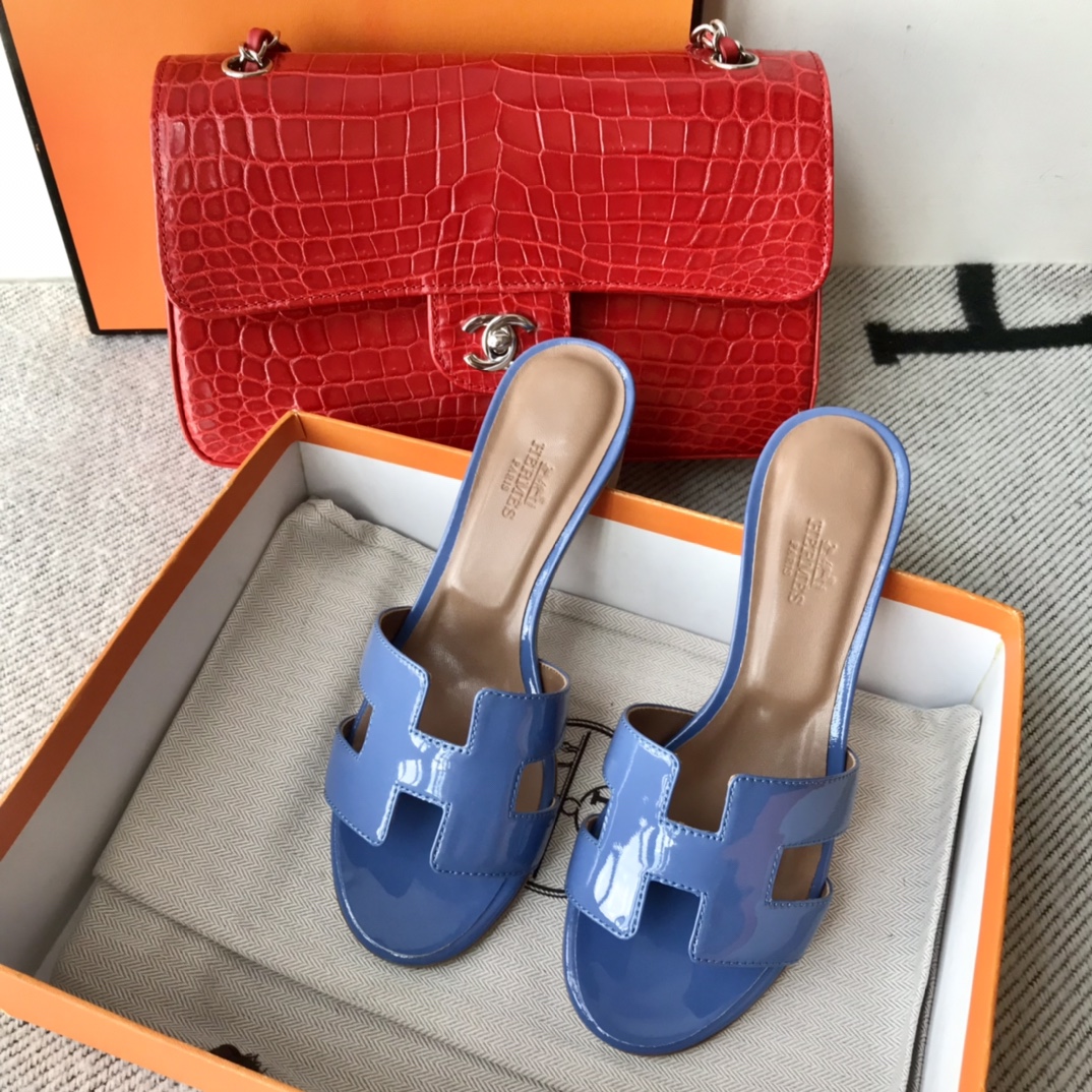 에르메스 올수공 오아시스 슬리퍼 샌들 페이던트 20